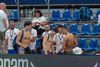 David Popovici, încălzire înainte de finala de 200m liber (FOTO: Raed Krishan / GOLAZO.ro)