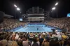 Meciul de dublu al surorilor Williams s-a jucat pe „Grandstand”, al doilea teren al turneului de la Cincinnati (Foto: IMAGO)