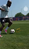 Arnold Garita, primul antrenament la FCSB. Foto: captură video Instagram/FCSB