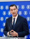 Răzvan Burleanu, la conferința de presă de la Mogoșoaia. Foto: Iosif Popescu/GOLAZO.ro