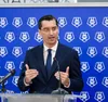 Răzvan Burleanu, la conferința de presă de la Mogoșoaia. Foto: Iosif Popescu/GOLAZO.ro