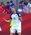 Jovo Lukic, golgheterul lui U Cluj și al Ligii 1 sezonul trecut, a înscris primul gol pentru naționala Bosniei la CM 2026, la 1-1 cu Canada. Foto: Imago