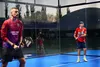 Ciprian Marica, Adrian Mutu, Raul Rusescu și Lukasz Szukala, meci de padel / foto: GOLAZO.ro