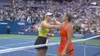 Momentul în care Rybakina a învins-o pe Aryna Sabalenka în finala US Open. Foto: captură X @WTA
