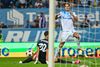 Assad Al-Hamlawi a plasat mingea perfect pe lângă Târnovanu. Era 1-0 la Craiova - FCSB. Foto: Raed Krishan