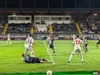Atmosferă la primul meci în nocturnă pe stadionul „Petre Libardi” din Petroșani.  Foto: Facebook @CSM Jiul Petroșani