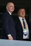 Președintele forului polonez (dreapta), alături de Gianni Infantino. Foto: Imago