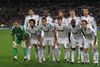 Dudek (în verde), în 2010, într-o echipă a Madridului alături de Cristiano Ronaldo, Benzema și Marcelo. Foto: Imago