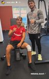 Musi a postat o imagine de la o ședință de recuperare FOTO Instagram Alex Musi