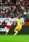 Radu Drăgușin, eliminat în meciul Polonia - România FOTO Raed Krishan/GOLAZO.ro