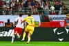 Radu Drăgușin, eliminat în meciul Polonia - România FOTO Raed Krishan/GOLAZO.ro