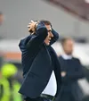 Gică Hagi, în timpul meciului cu Suedia (0-1). Foto: Raed Krishan