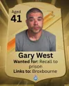 Gary West (41 de ani). Căutat pentru: reîncarcerare. Legături cu: Broxbourne (FOTO: Instagram @hertspolice)