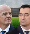 Răzvan Burleanu e față-n față azi cu Infantino la Consiliul FIFA. Fotomontaj GOLAZO.ro