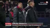 Marius Șumudică și Nuno Campos, schimb de replici la finalul meciului CFR Cluj - Dinamo 2-2, pe 25 octombrie 2026. Foto: captură Prima Sport