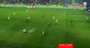 Gazonul de pe stadionul „Ilie Oană”, în stare proastă. Foto: captură Prima Sport 1