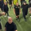 Arbitrul Coza, stropit de un fan după FCSB - Poli Iași