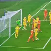 Muntenegru U21 - România U21: Sava primește gol direct din corner. Foto: captură Pro Arena