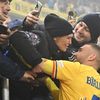 Daniel Bîrligea, felicitat de familie. Foto: Sportpictures