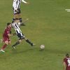 Faza penalty-ului, în U Cluj - CFR Cluj (Captură foto: Prima Sport)