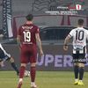 Faza penalty-ului, în U Cluj - CFR Cluj (Captură foto: Prima Sport)