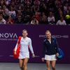 Simona Halep și Ana Bogdan. FOTO: facebook.com/TransylvaniaOpen