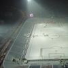 Stadionul Gloriei este complet acoperit de zăpadă (foto: Iosif Popescu)