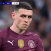 Reacția lui Phil Foden după al doilea gol marcat de Kylian Mbappe în Real Madrid - Manchester City. FOTO: captură Prima Sport 1