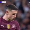 Reacția lui Phil Foden după al doilea gol marcat de Kylian Mbappe în Real Madrid - Manchester City. FOTO: captură Prima Sport 1