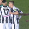 Lorenzo Lucca, scandal înainte de penalty în Lecce - Udinese. FOTO: captură DAZN