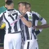 Lorenzo Lucca, scandal înainte de penalty în Lecce - Udinese. FOTO: captură DAZN