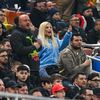 Laura Vicol, prezentă în tribunele FCSB - Lyon (foto: Raed Krishan / GOLAZO)