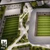 Macheta noului stadion Corvinul Hunedoara FOTO facebook.com/PrimariaHunedoara