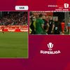 Penalty pentru UTA, după ce Costache a fost faultat de Haruț. FOTO: captură Prima Sport 1