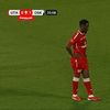 Penalty pentru UTA, după ce Costache a fost faultat de Haruț. FOTO: captură Prima Sport 1