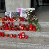 Rapid - U Cluj, fanii au aprins lumânări în memoria lui Aaron Boupendza. FOTO Răzvan Ion, GOLAZO.ro