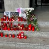 Rapid - U Cluj, fanii au aprins lumânări în memoria lui Aaron Boupendza. FOTO Răzvan Ion, GOLAZO.ro