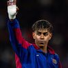 Jucătorii Barcelonei, cu încheieturile bandajate. FOTO: Getty Images