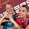 Bernadette Szocs și Sofia Polcanova, vicecampioane mondiale la dublu. FOTO: Facebook Federația Română de Tenis de Masă