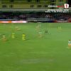 Golul lui Cătălin Cîrjan din Metaloglobus - Dinamo / FOTO: Captură Prima Sport