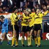 Bernd Klotz, Marcel Raducanu, Manfred Burgsmuller și Siegfried Bonighausen în tricoul de acasă al Borussiei Dortmund (1982-1984). Foto: Imago