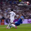 Al doilea penalty primit de Real Madrid în meciul cu Marseille FOTO: Captură de ecran Prima Sport