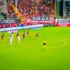 Umit Akdag, gol în Alanyaspor - Goztepe. Ianis Hagi a contribuit la reușită (FOTO: captură Bein Sports 1)