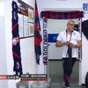 FCSB - Bologna. Italienii și-au personalizat vestiarul de la Arena Națională. Foto - captură Prima Sport (4).jpg