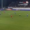 Accidentarea lui David Miculescu din meciul cu Gloria Bistrița. Foto: Captură/Prima Sport 1