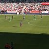 Scandal la finalul meciului Steaua - Dumbrăvița. Foto: Captură YouTube, @STEAUA TV