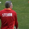 Scandal la finalul meciului Steaua - Dumbrăvița. Foto: Captură YouTube, @STEAUA TV