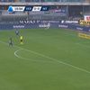 Primul gol marcat de Inter în partida cu Hellas Verona. Foto: Captură YouTube, @seriea