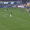 Primul gol marcat de Inter în partida cu Hellas Verona. Foto: Captură YouTube, @seriea