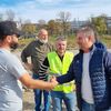 Zona pregătită pentru construirea bazei sportive de la Hunedoara